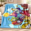 Fall guys blanket Flannel Blanket Soft Cozy Plush Throw for Sofa Bed Lightweight Home Decoration Outdoor camping