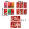 6PCS/SET Snake Pattern Red Pocket Hand Drawn Good Luck Hongbao Cute Luck Money Bag  New Year Gift