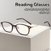 Женские деловые повседневные маленькие квадратные очки для пресбиопии, ультралегкие, HD, блокирующие синий свет, диоптрии от +1.0 до +4.0