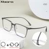 Ultralight TR90 Titanium Prescription Glasses Square Progressive Optical Eyewear Myopia Reading Glasses for Men and Women BD6019