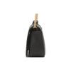 Tory Burch Emerson Silver Double T Logo Minimalist Flap Closure Detachable Shoulder Strap Leather Crossbody Tote Bag Women Bags Black 134841-001