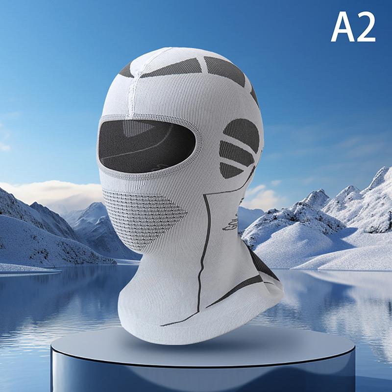 Мужская и женская зимняя шапка-балаклава с защитой от холода, дышащая полнолицевая солнцезащитная маска для езды на велосипеде, защита головы и шеи