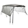 4 Bow Bimini Top with Mesh Side Panels 243 x (170 182) x 137 cm