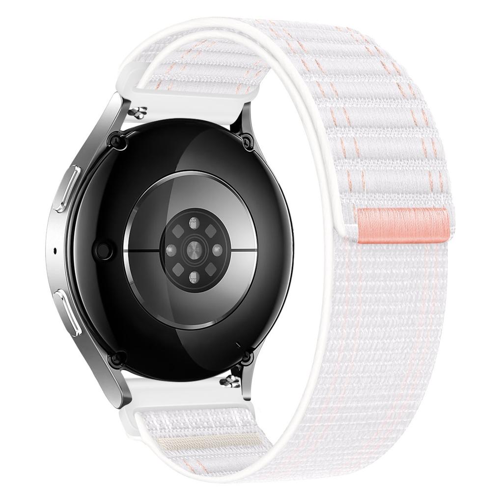 For Huawei Watch GT 6 46mm Nylon Watch Band 22mm Wave Pattern Magic Tape Closure Wrist Strap