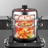 KOBACH 26cm 3-Layer 304 Stainless Steel Steamer Pot