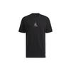 Camping Graphic Short Sleeve Tee Men Tops Black HI3037