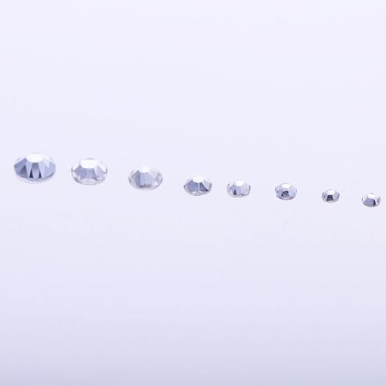 1 упаковка, белые стразы AB DIY с плоской задней стороной, блестящие стразы для дизайна ногтей, декор чехла для телефона