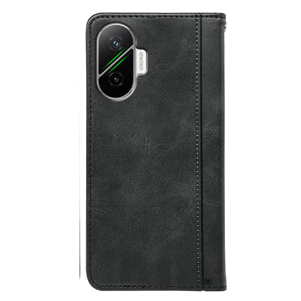 For Xiaomi Redmi Turbo 4 Pro 5G/Poco F7 5G Case Hidden Magnetic Closure Calf Texture Leather Phone Cover