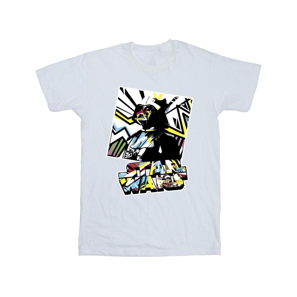 Star Wars Mens Vader Water Colour Pop Art T-Shirt