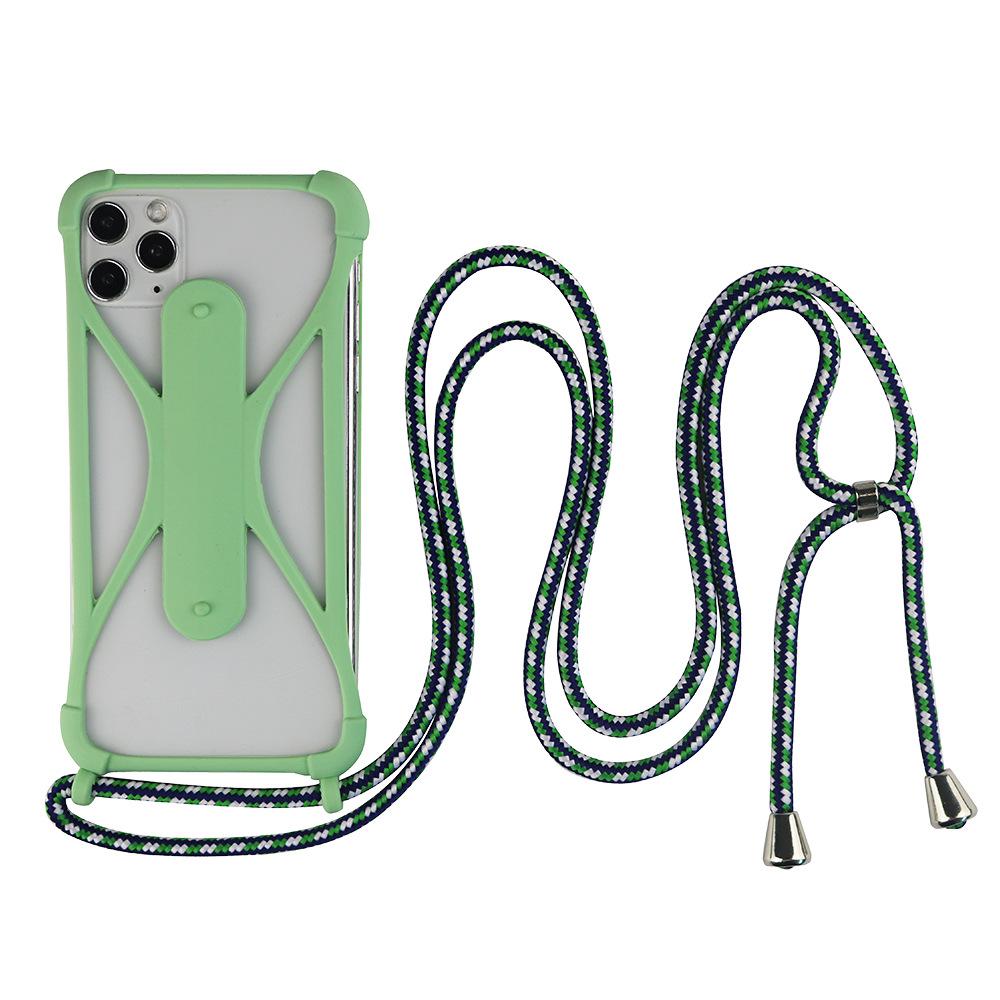 Универсальный силиконовый чехол-ремешок для телефона через плечо с защитой от падений по четырем углам