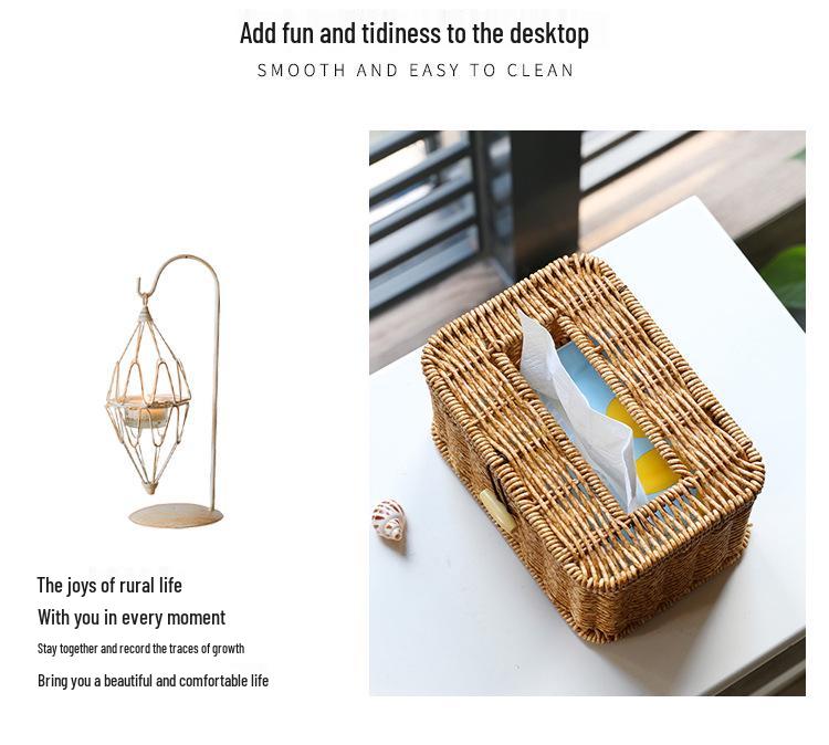 Многофункциональная коробка для салфеток и органайзер для пультов дистанционного управления в скандинавском стиле