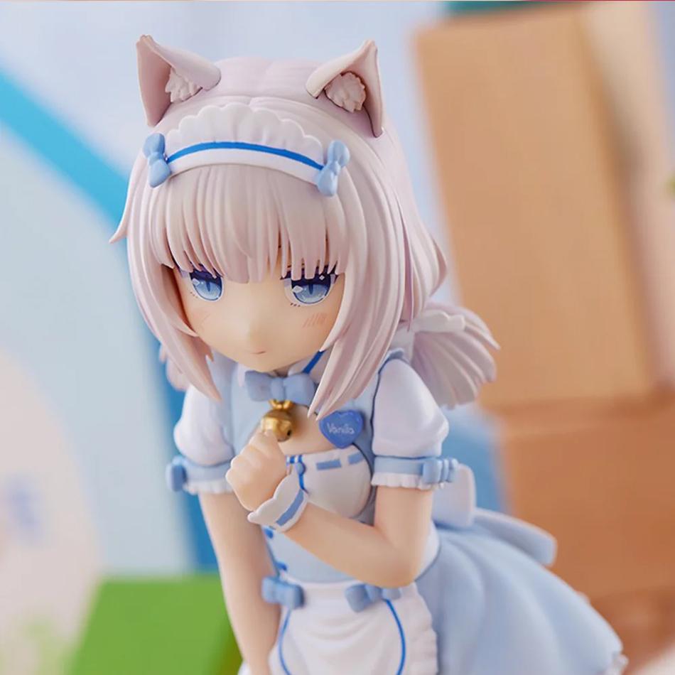 18 см NEKOPARA Аниме Фигурка Кавайная Девочка Шокола Аниме Фигурка Милая Горничная Ваниль Фигурка ПВХ Коллекционная Модель Кукла Игрушки Подарки