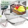 Multifunctional Sink Telescopic DrainBasket Strainer For Sink Drainer Colander Ssink Strainer
