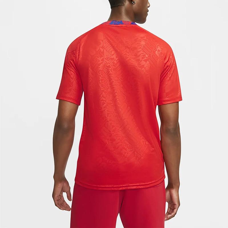 Мужские футбольные майки с короткими рукавами Nike England Team Training Match красные CD2577-600