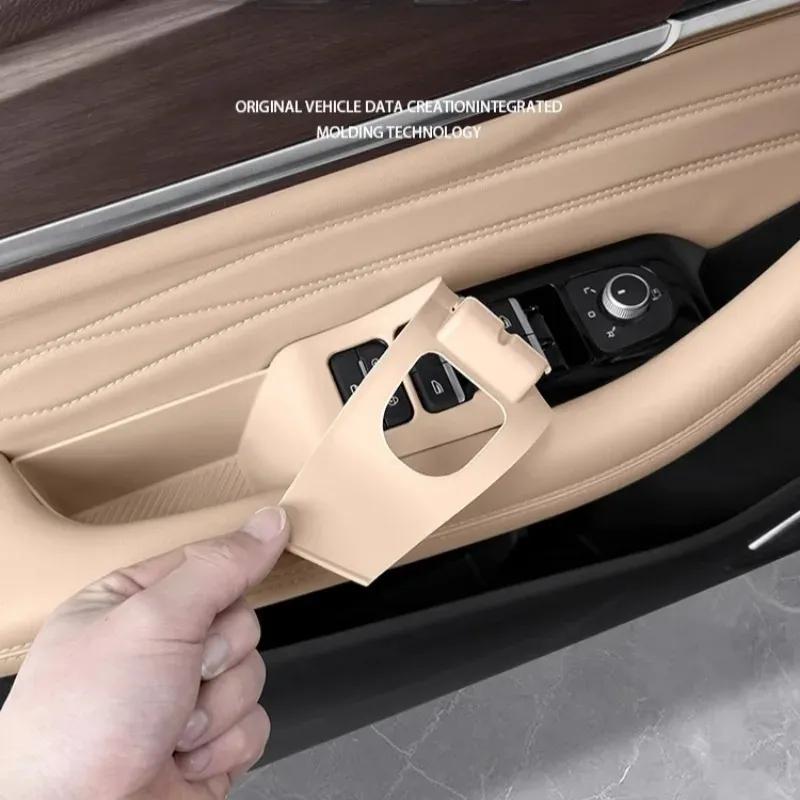 For Geely Monjaro Xingyue L 2024 2025 Car Window Glass Lifting Panel Silicone Pad with Armrest Storage Box