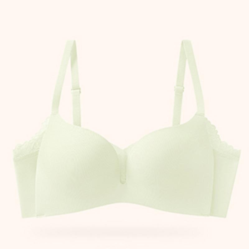 Глянцевый кружевной комплект без сборок, сексуальный комплект с бюстгальтером, летний бюстгальтер для молодых женщин