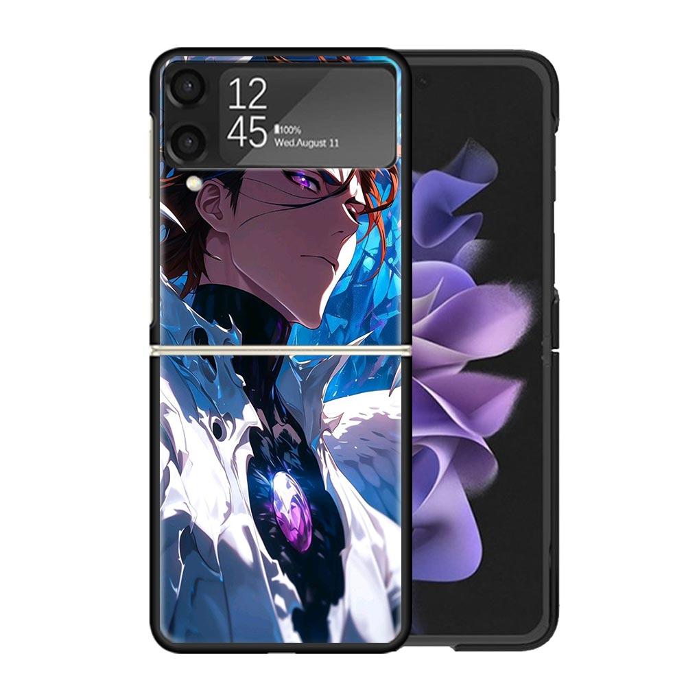 Айзен Соуске Блич Чехлы Для Samsung Galaxy Z Flip 4 5 6 7 3 Z Flip7 Flip6 Flip4 Flip5 Flip3 5G Жесткие Ударопрочные Fundas Чехол G