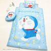 MORIPiLO Doraemon Futon Single Size Soft Peach Junior Shogakukan Makura No Morishita Cover, (Wink Skin), Size, Blue, 90x190cm, Cute, Character,