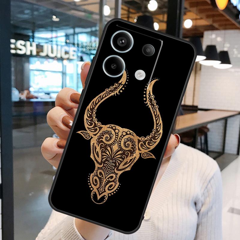 Чехол со знаком зодиака для Xiaomi Redmi Note 13 Pro 12 11 9 10 Pro 12S 11S 10S Redmi 13 12 10C 12C 13C