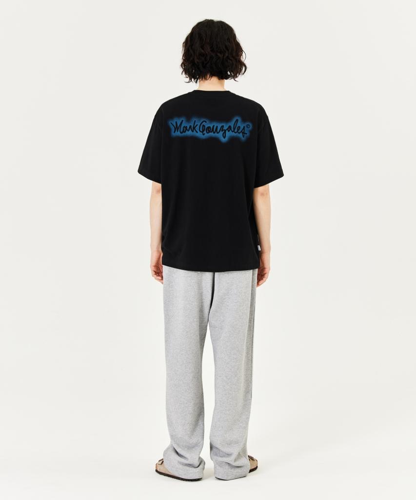 MARK GONZALES Angel Spray Short Sleeve T-Shirt - Black