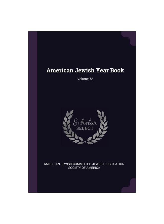 American Jewish Year Book; Volume 78