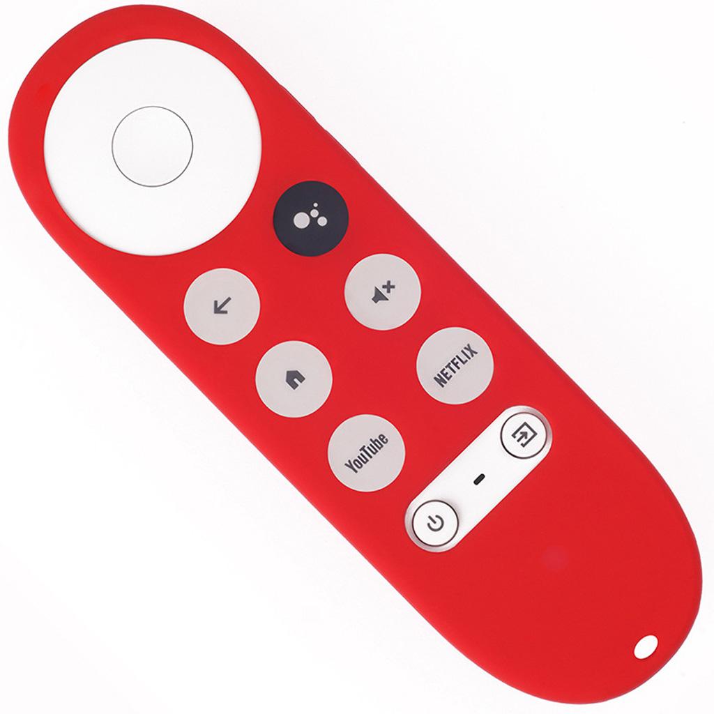 Protective for Case Fit for Google TV 2020 Voice Remote Impact-proof Anti-Slip Waterproof Silicone Sleeve Shockproof Cov