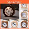 Деревянный настольный будильник со светодиодным дисплеем и ночником для студентов