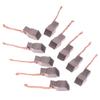 10Pcs Automotive Fan Motor Brushes Carbon Brushes Automotive Electronic Fan Motors Dc12V 24V 48V Dc