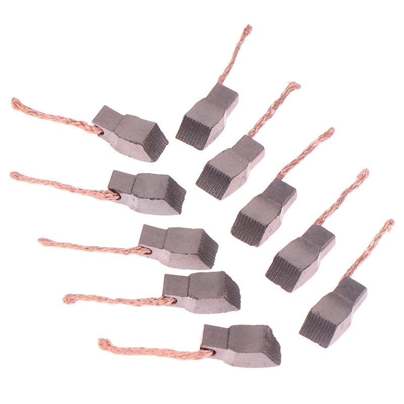 10pcs Automotive Fan Motor Brushes Carbon Brushes Automotive Electronic Fan Motors DC12V 24V 48V DC