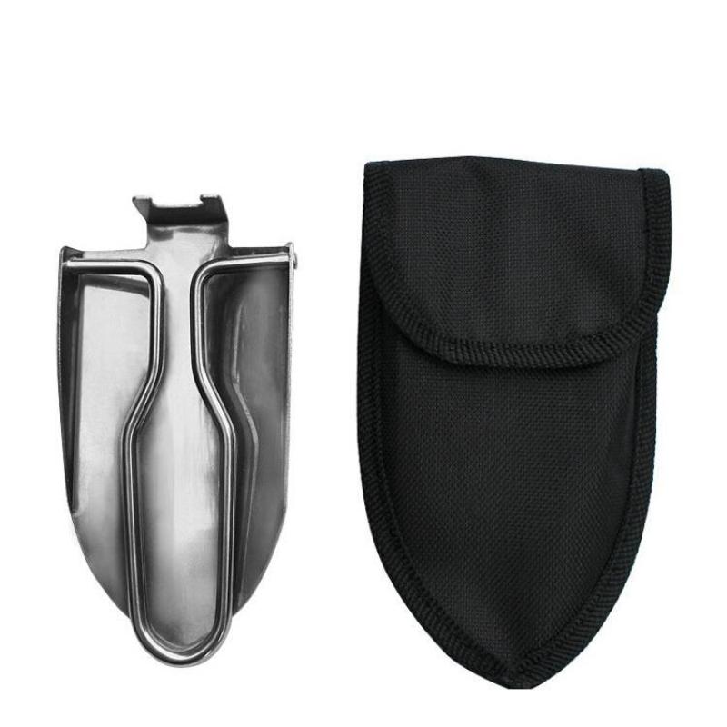 Для бизнеса Портативная мини-садовая лопата Маленькая складная лопата из нержавеющей стали Лопата для инженера на открытом воздухе Кемпинг Пеший туризм