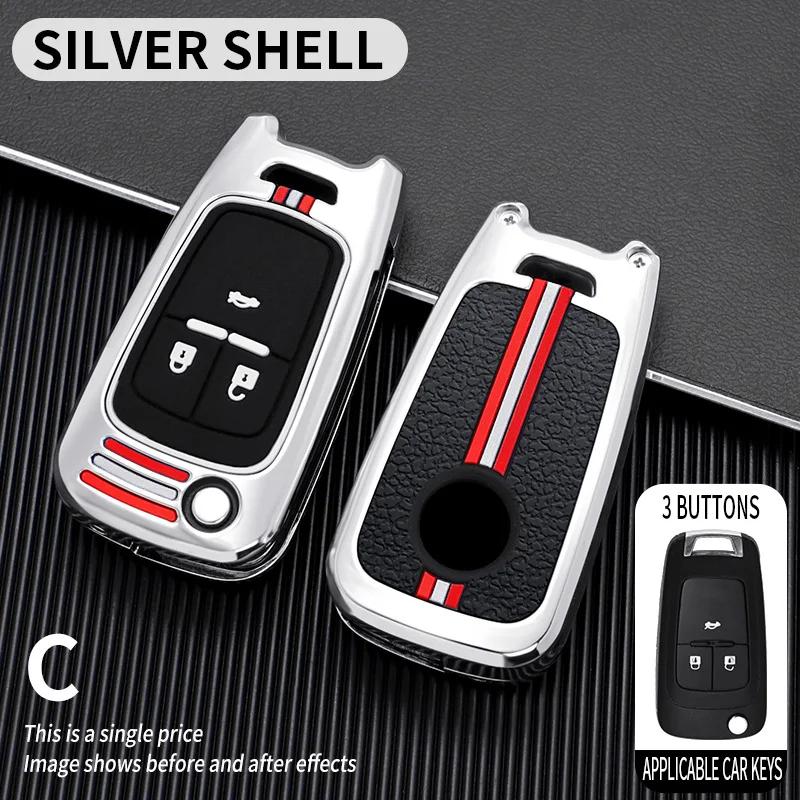 for Buick /Opel Vauxhall Insignia Astra J Mokka Zafira GL8 for Chevrolet Cruze Malibu Aveo Lova for Car Key Cover Fob Case Shell