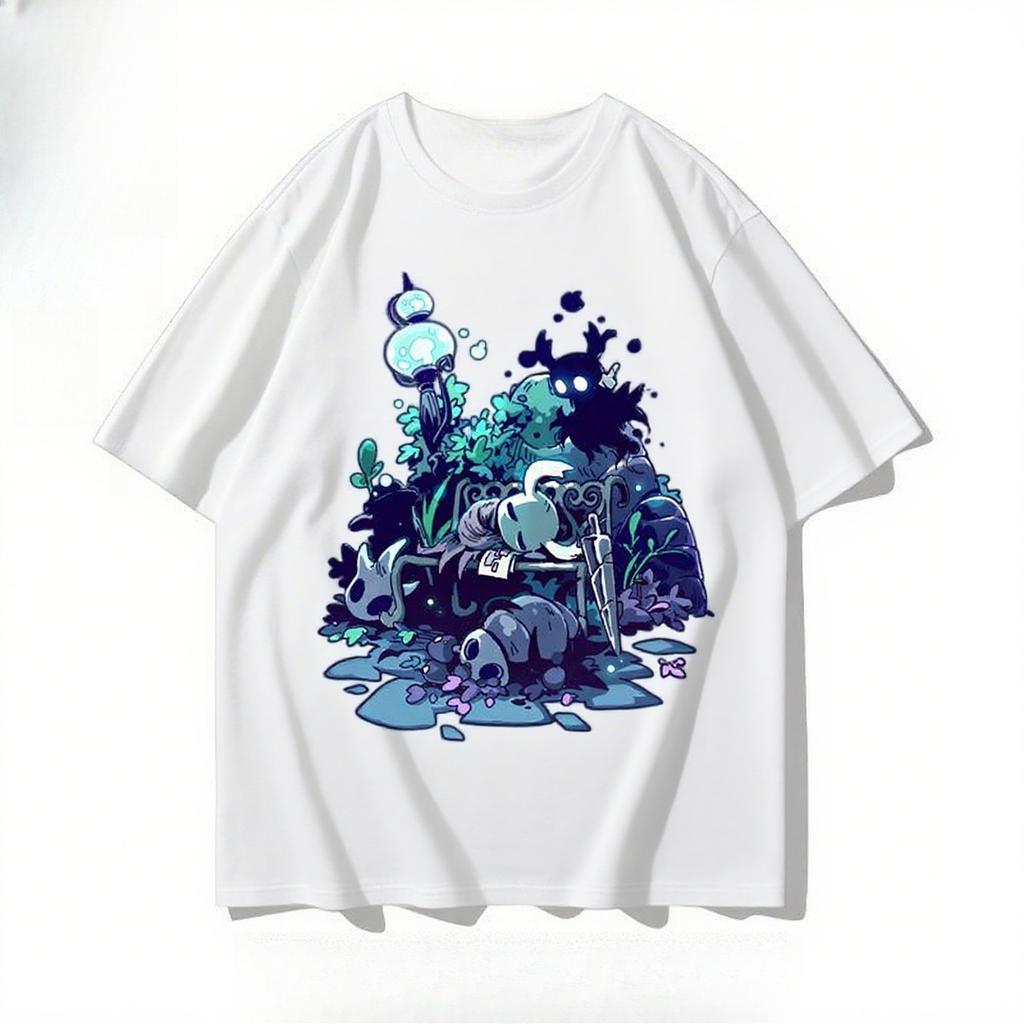 2025 Autumn and Winter Fashion Skin-friendly Pure Cotton T-shirt Comfortable Men's and Women's Large-size Loose Couple's T-shirt