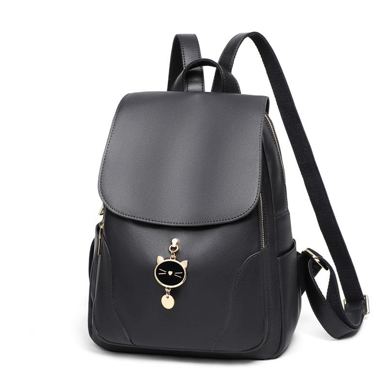 Рюкзак из коровьей кожи для женщин, большой емкости, деловой рюкзак, модный повседневный школьный рюкзак, универсальная практичная дорожная сумка