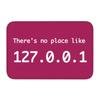 No Place Like 127.0.0.1 Floor Mat Living Room Bedroom Entrance Doormat Kitchen Front Door Carpet Machine Washable Nonslip Carpet
