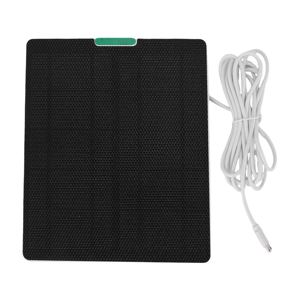 Solar Panel Fit for Ring Camera 10W Water Proof Monocrystalline Silicon Security Camera Solar Panel Black