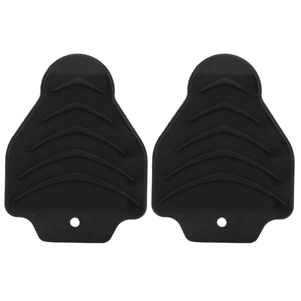 1 Pair Black Bike Pedals Cleats Protector Protective Cover Compatible for Look Delta