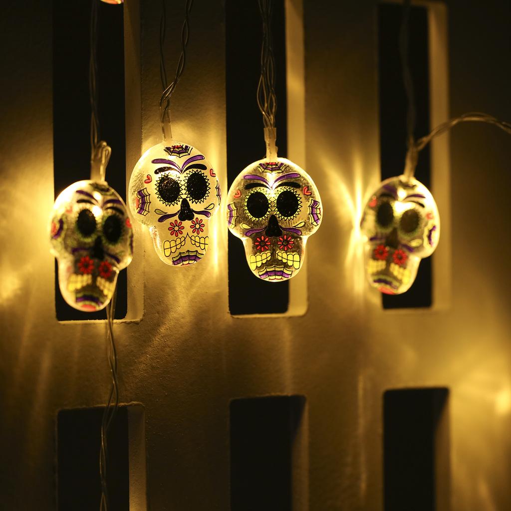 Halloween String Lights Holiday Decorative Lights String Lamp Atmosphere Halloween Decoration Light