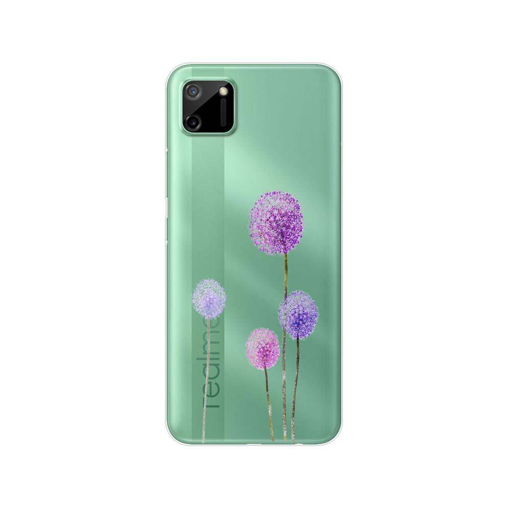 Для Realme C11 2021 2020 силиконовый чехол из ТПУ на заднюю панель телефона, чехол для OPPO RealmeC11 C 11, мягкий чехол RMX3231 RMX2185, бампер 6,5 дюйма