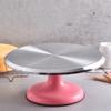 12-дюймовые инструменты для выпечки, алюминиевый сплав, поворотный стол для торта на день рождения, пластиковый керамический поворотный стол, стеклянный поворотный стол, монтажный стол для цветов