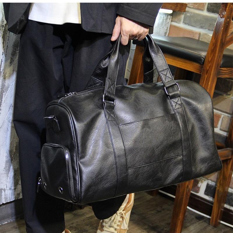 TS JYL laptop bag,Men Business Travel Bag With Shoe Compartment Wet Dry Separation Duffel