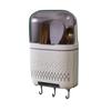 Kitchen Hanging Rack Rustproof Waterproof Compartmental Storage Cutlery Drainer with Cover