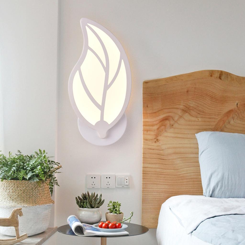 Leafshaped LED Wall Light Modern Design In Metal And AcrylicBedroom,hallway