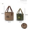 10/20L Outdoor Multifunctional Bucket Collapsible Portable Travel Bucket Large Capacity Carrying Bucket Camping Fishing Bucket