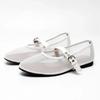 Fashion High Quality Mesh Breathable Mary Jane Women Shoes Deluxe Belt Metal Buckle Low Heel Ballet Shoe Non-slip Soft Bottom Cozy Flats