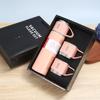 Новейший стальной термос-кружка Удобная деловая офисная подарочная кружка Высококачественная кружка Три крышки Вакуумный набор кружек Прочный Прочный
