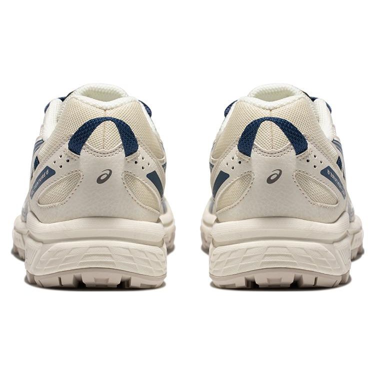 Asics Gel-Venture 6 Comfortable Fashion Functional Style Fabric Synthetic Leather Low-Top Casual Running Shoes Women Sneaker White Blue 1012B359-100