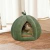 Закрытое гнездо для кошек для домашних животных, дизайн в виде тыквы, съемная палатка для котят и собак