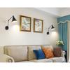 Nordic Brass Retro Loft Style Industrial Vintage Wall Lamp Adjustable Swing Arm Wall Light Edison Sconce Applique Murale