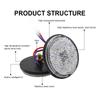 Light Motorcycle Brake Stop Marker Lamp Turn Singal Light Car Round Tail Lights Warning Light Bulbs