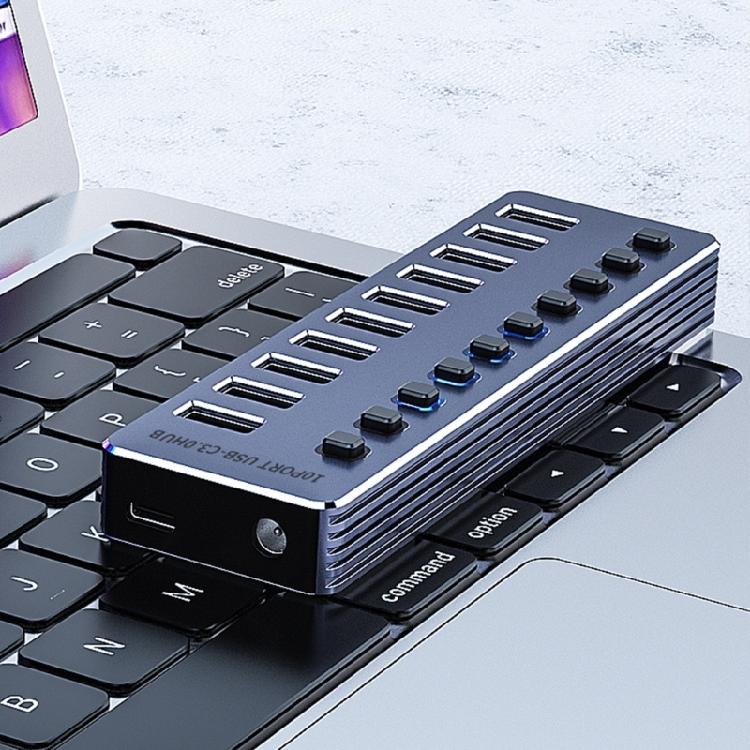 USB 3.0 адаптер на 4/7/10 портов с независимыми переключателями и скоростью 5 Гбит/с для быстрой передачи данных и удобной зарядки